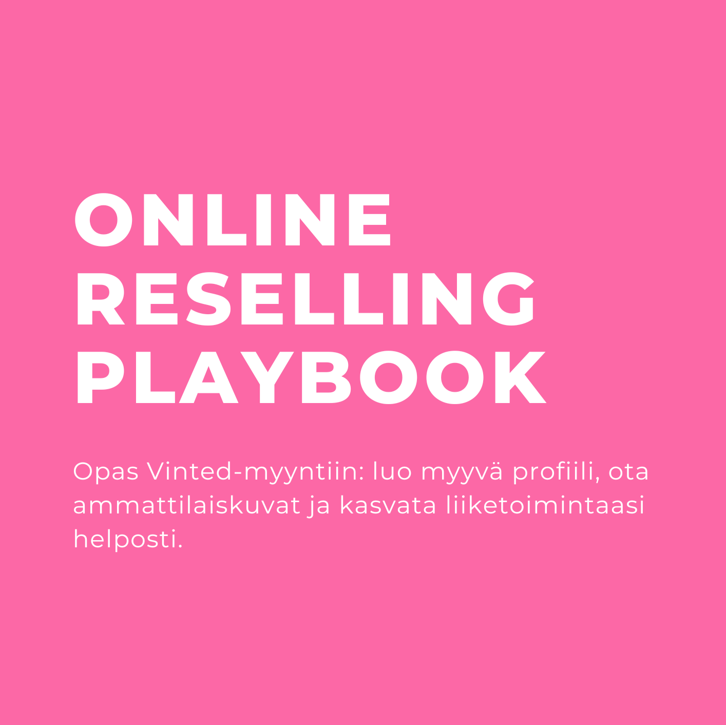 Online Reselling Playbook